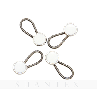 Quick Fitting Collar Button Extenders in Different Colors Crystal-set with Elastic in The Spring 