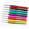 Ergonomic Soft Handle Grip Crochet Hook Set with PVC Case for Knitting And Weaving 