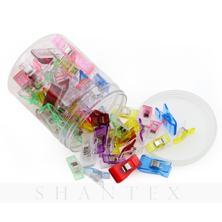 Colorful Sewing Craft Quilt Binding Plastic Clips CannedPack