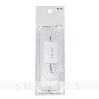 Household Soft Polyester Stretch Braided Elastic Band for Sewing 