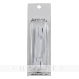 Good Quality Colorful Soft Woven Flat Braided 3.66m Stretch Elastic Band